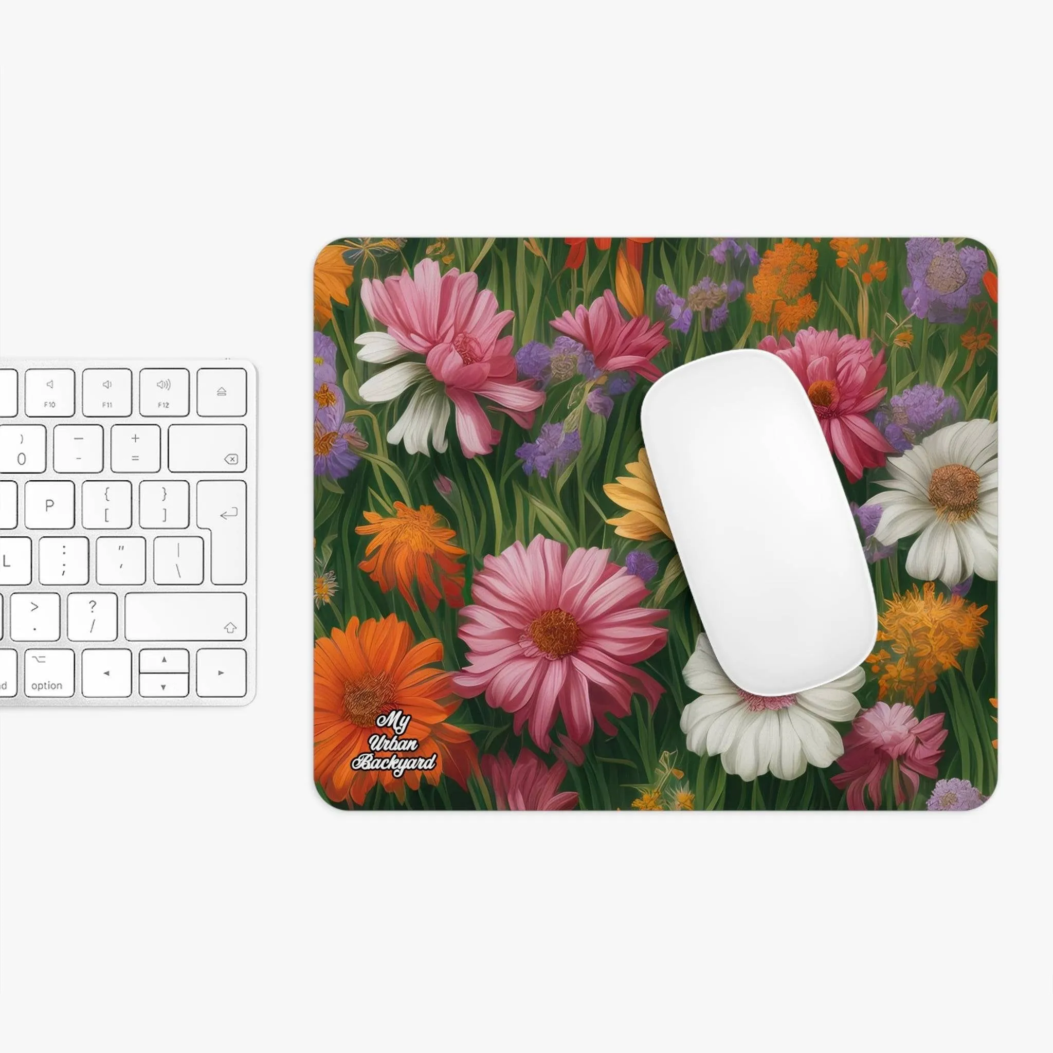 Wildflower Field, Computer Mouse Pad - for Home or Office