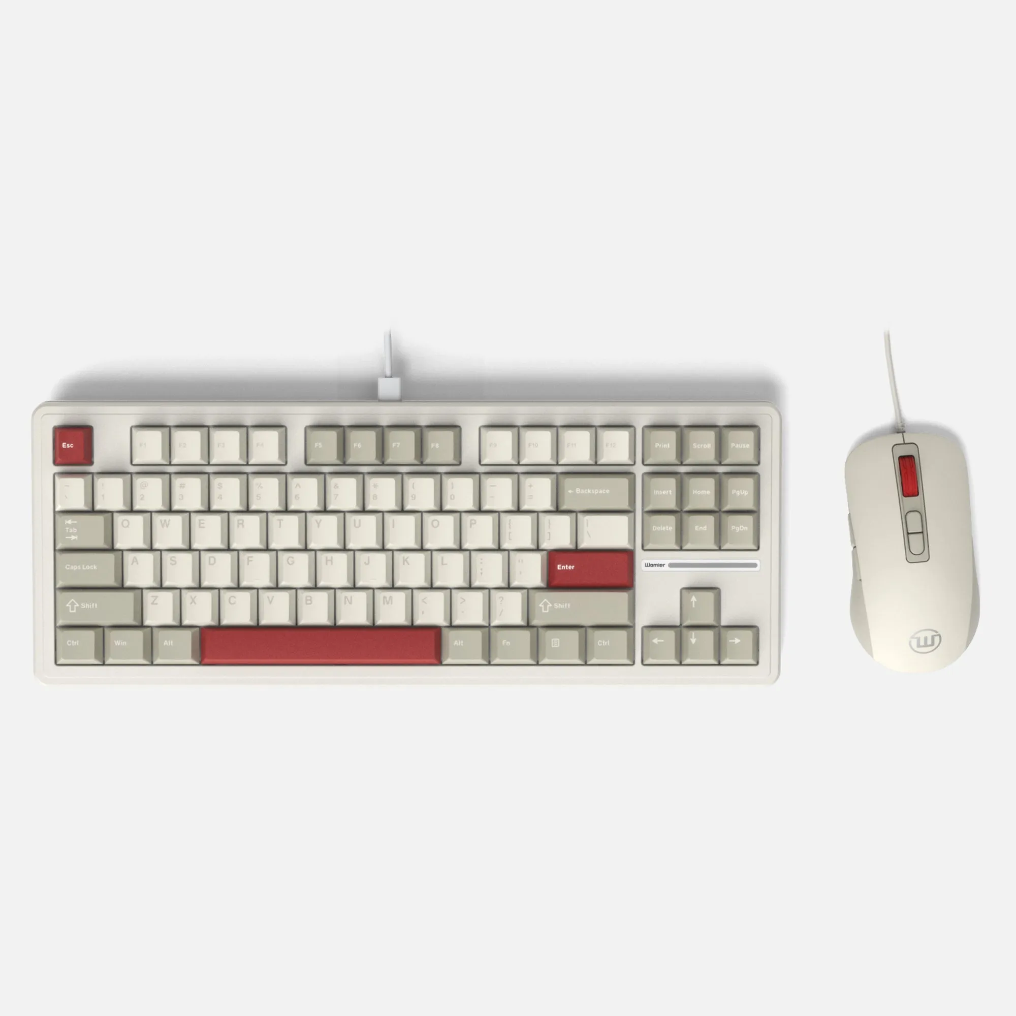 Womier M87 Nostalgia TKL Wired Keyboard and Mouse Combo (2 colors)