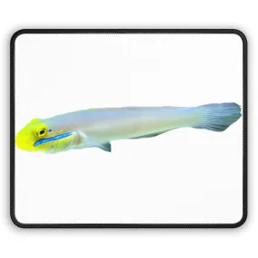 Yellow and White Fish Gaming Mouse Pad