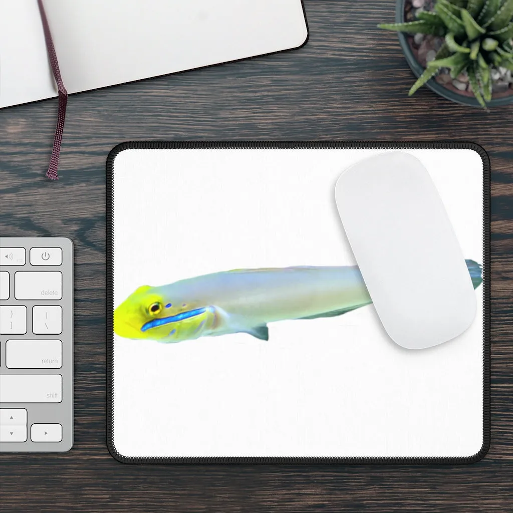 Yellow and White Fish Gaming Mouse Pad