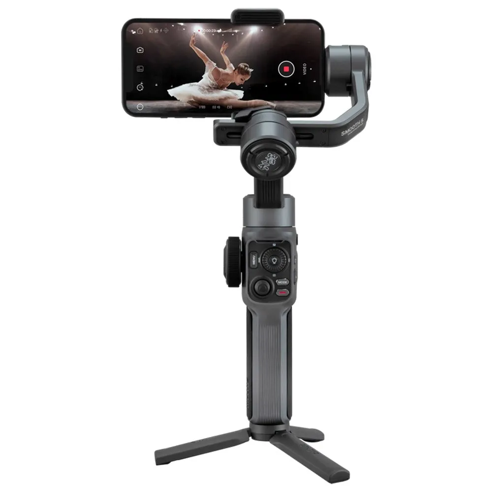 Zhiyun Smooth 5 Gimbal til Mobil - Sort