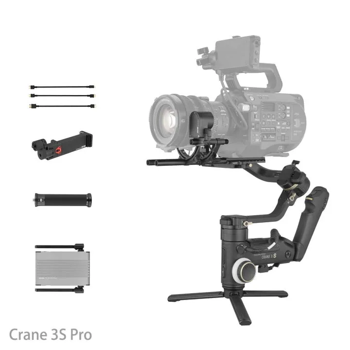 ZHIYUN-TECH CRANE 3S HANDHELD STABILISER FOR DSLR & CINE CAMERAS PRO KIT