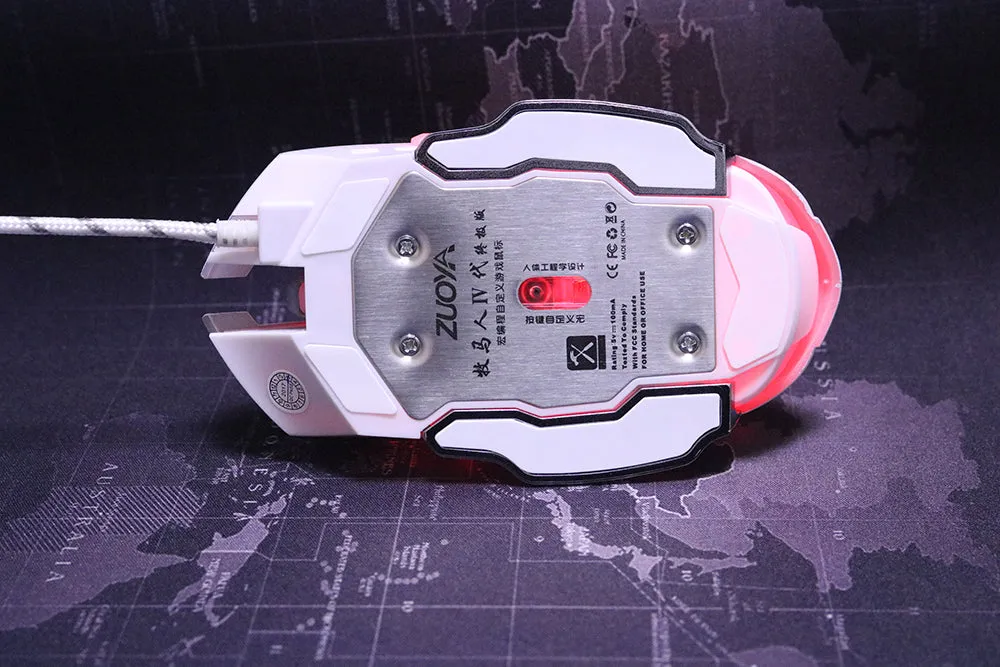 ZUOYA Professional Adjustable LED Gaming Mouse LED