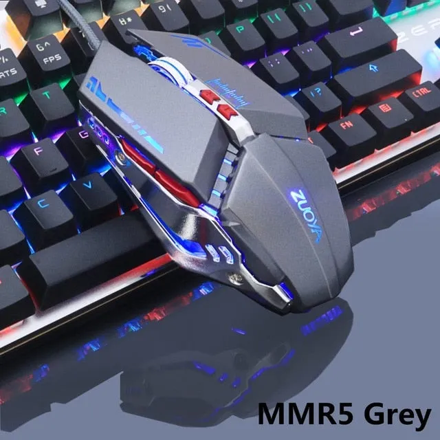 ZUOYA Professional Adjustable LED Gaming Mouse LED