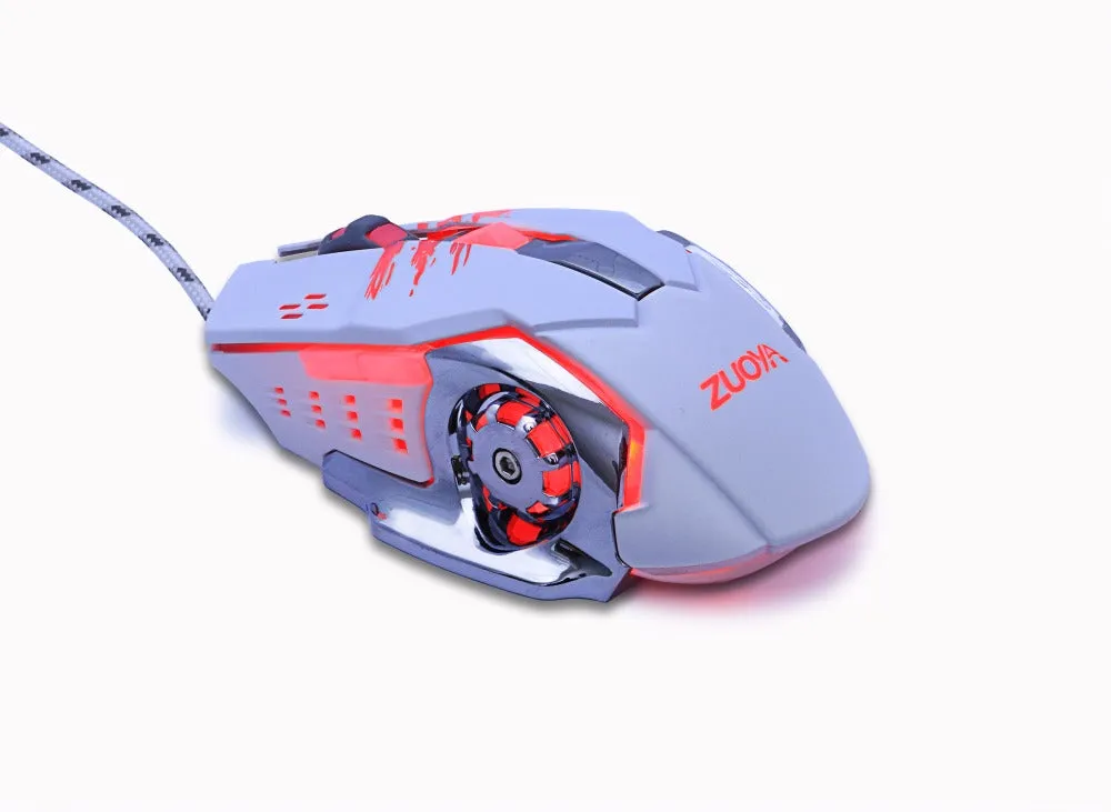 ZUOYA Professional Adjustable LED Gaming Mouse LED